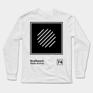 Radio-Activity / Minimalist Style Poster Artwork Design Long Sleeve T-Shirt